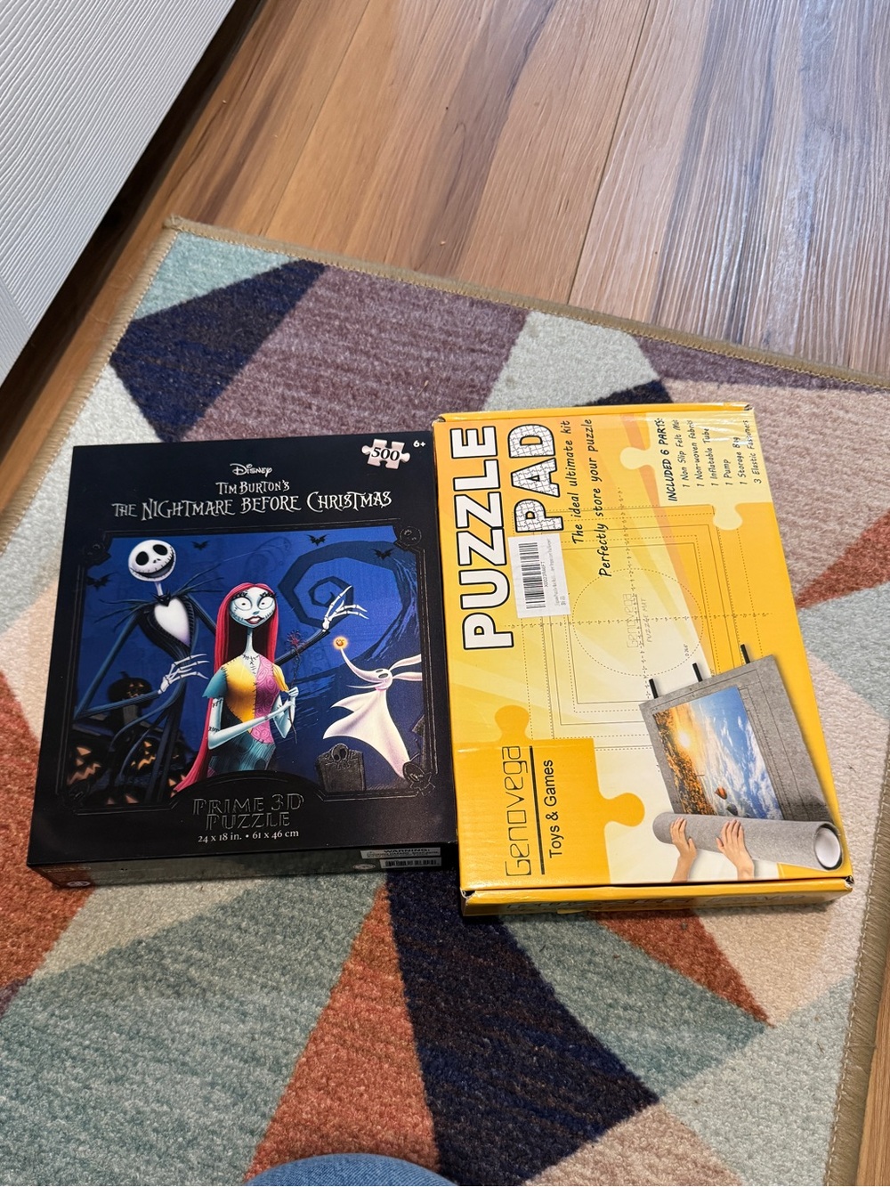 Disney The Nightmare Before Christmas Puzzle Set and Rollaway Puzzle Pad